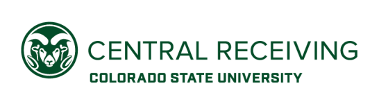 Central Receiving Colorado State University Green Horizontal Stacked Unit Identifier Logo